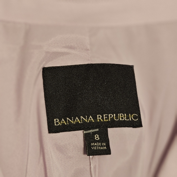 NWT Banana Republic Womens Blush Pink Fully Lined Blazer Snap Closure Size 8 - Picture 4 of 4